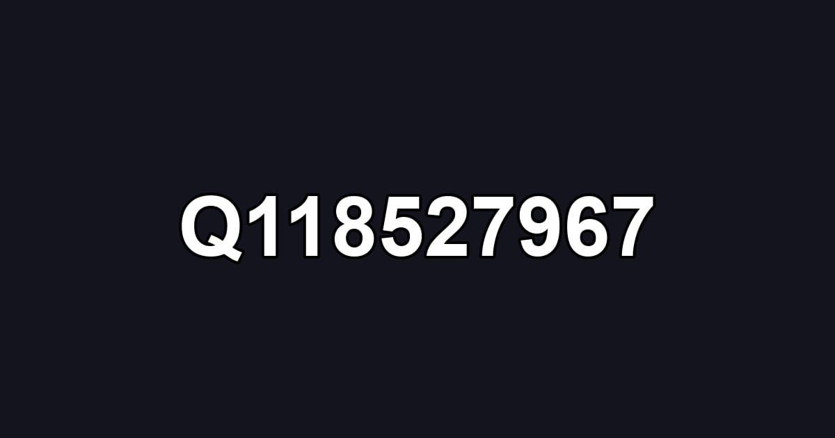 Q118527967