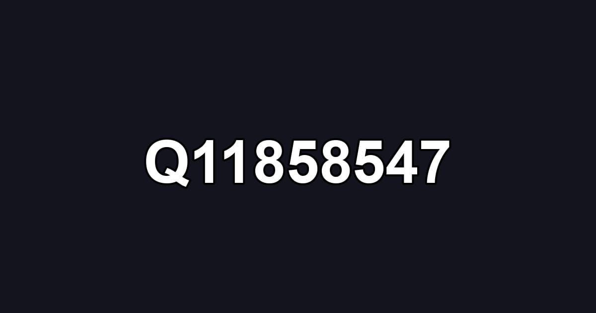 Q11858547