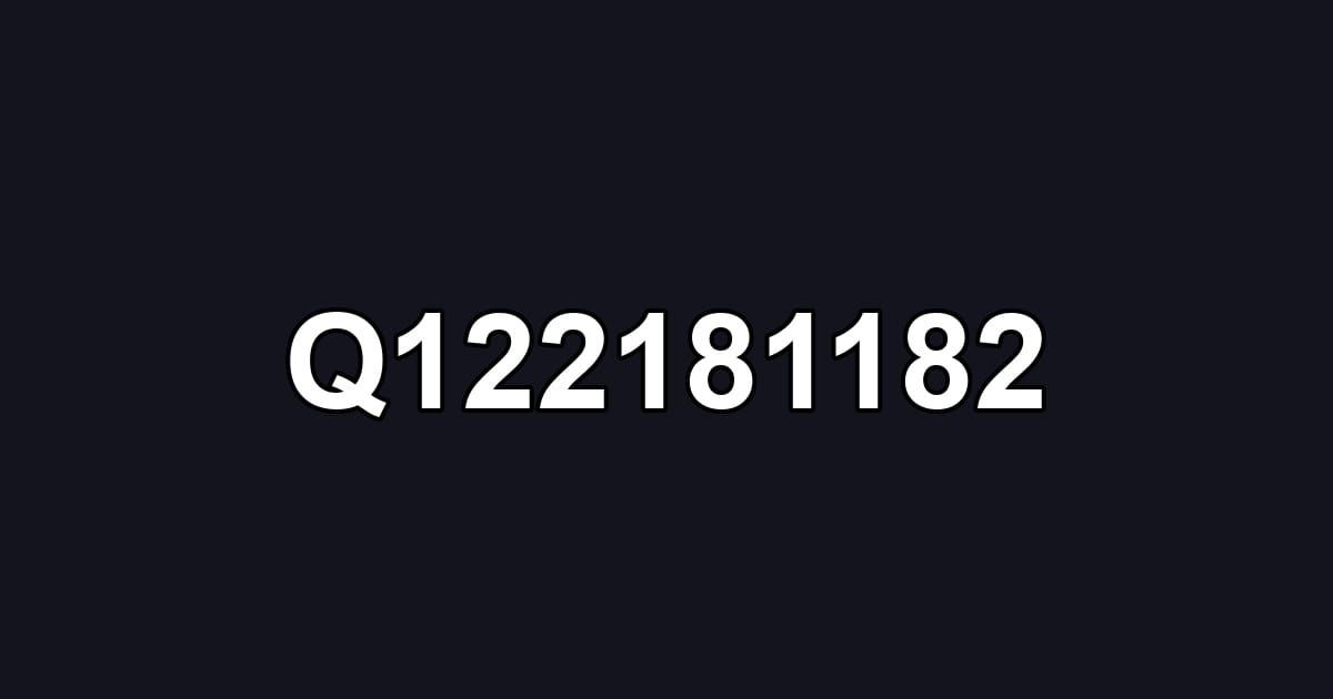 Q122181182