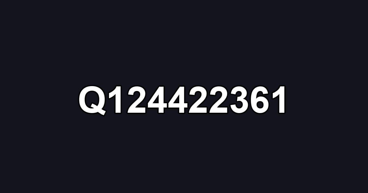 Q124422361