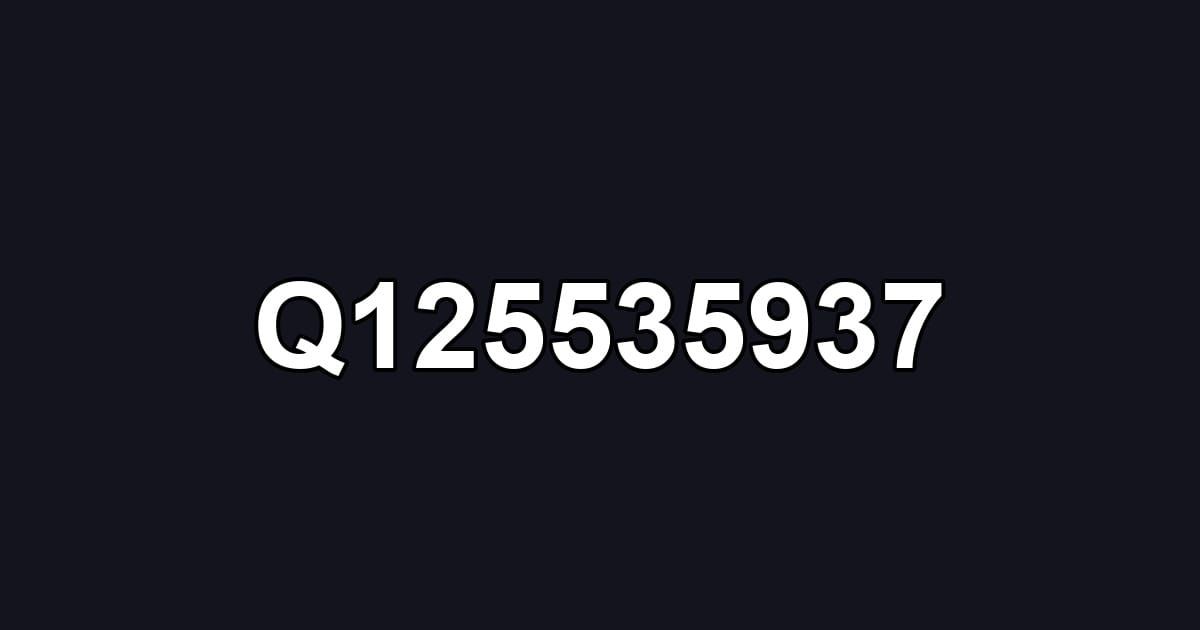 Q125535937