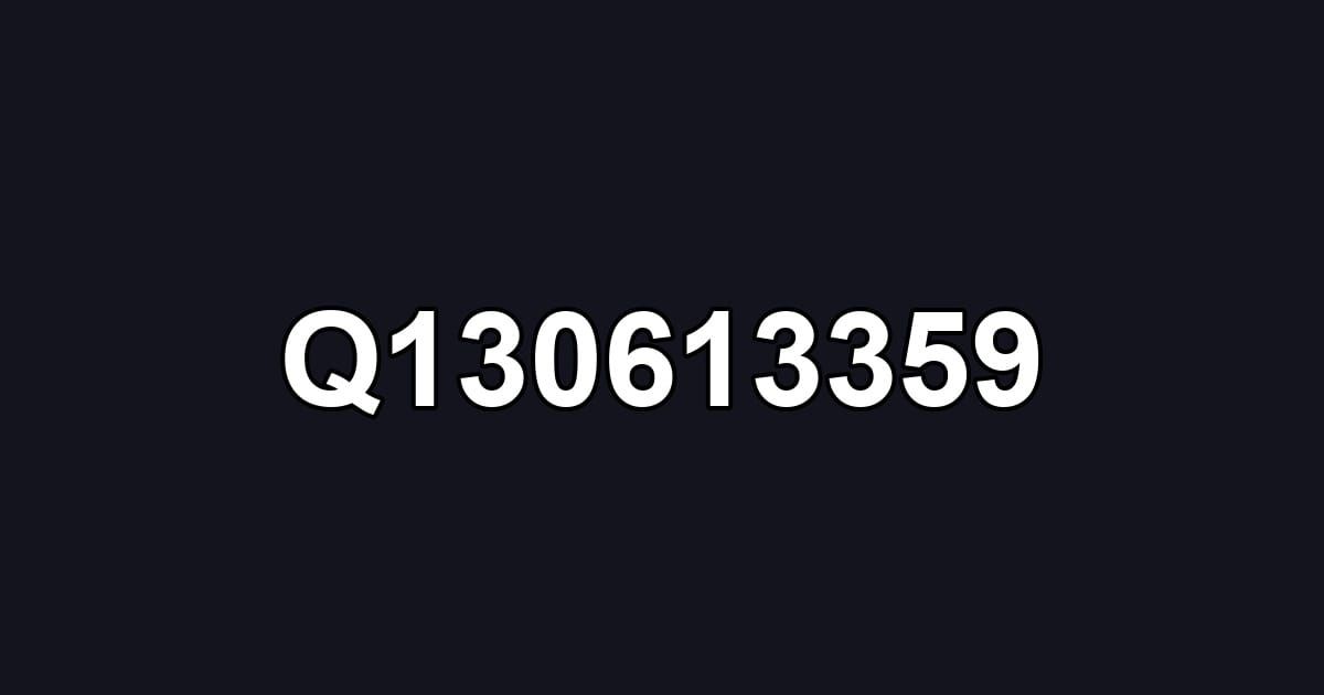 Q130613359