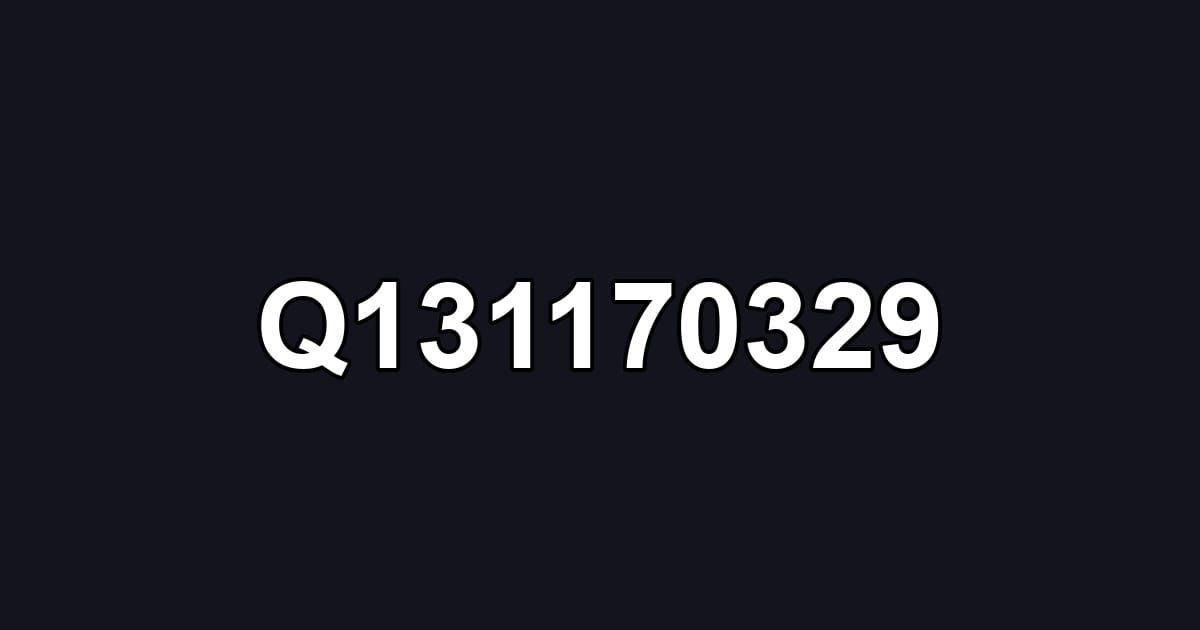 Q131170329