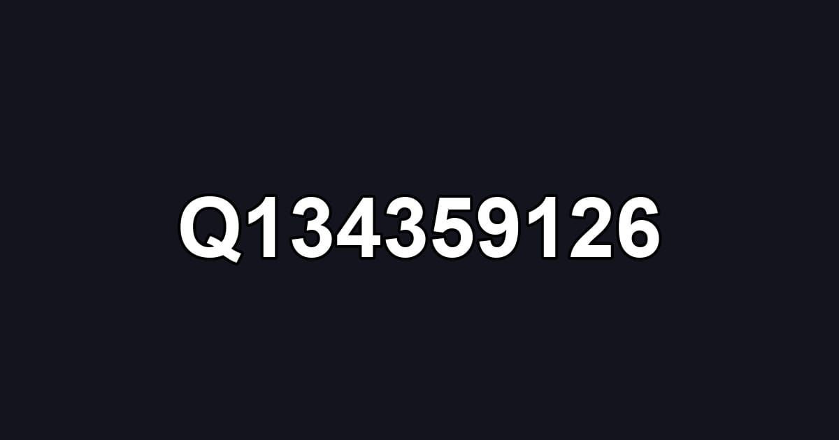 Q134359126