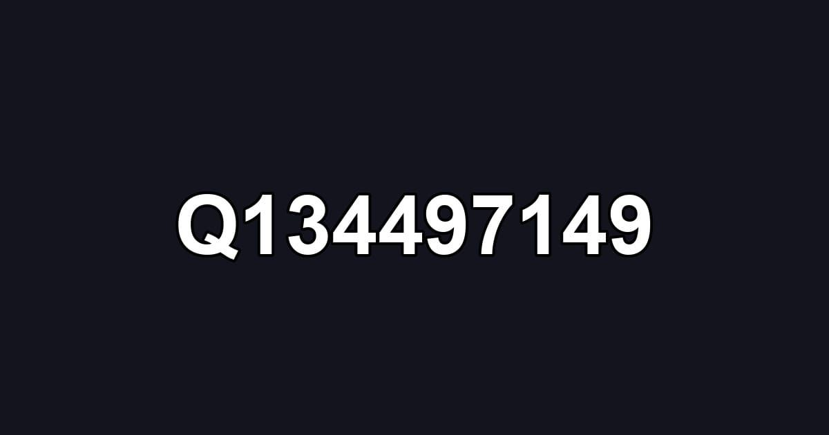 Q134497149