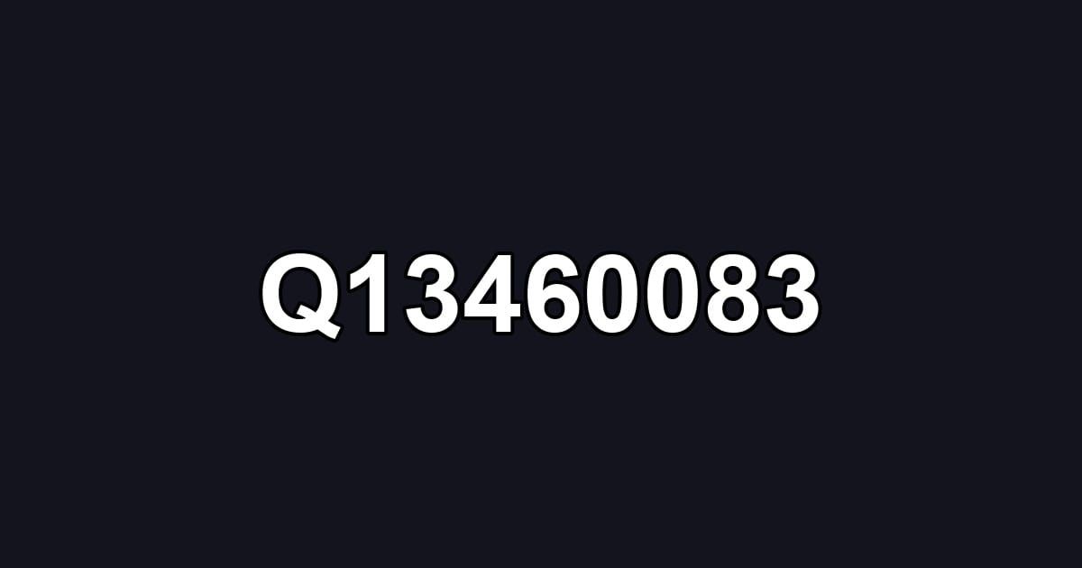 Q13460083
