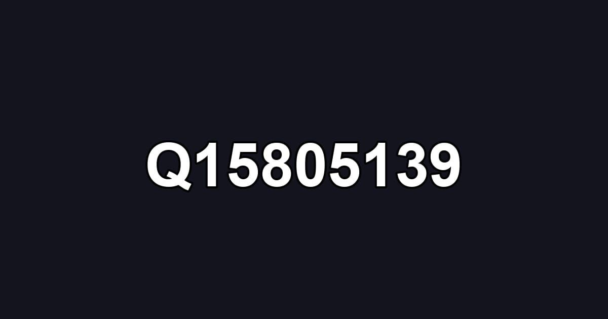 Q15805139