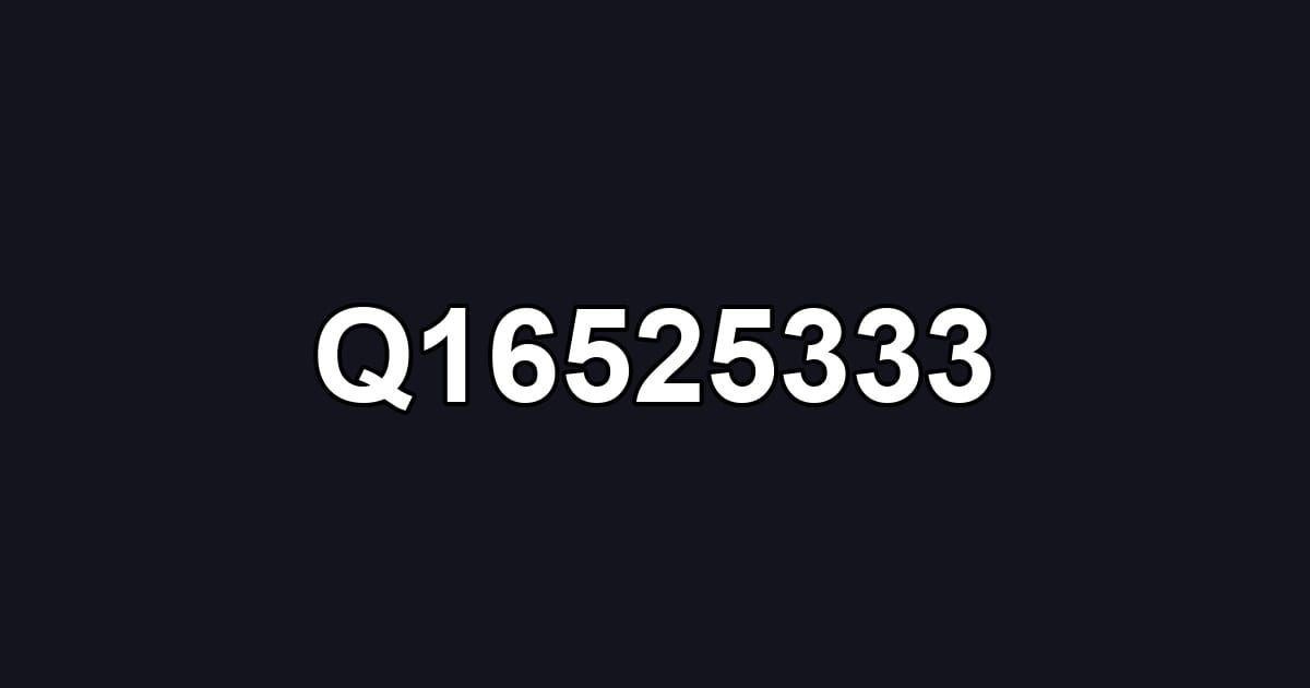 Q16525333