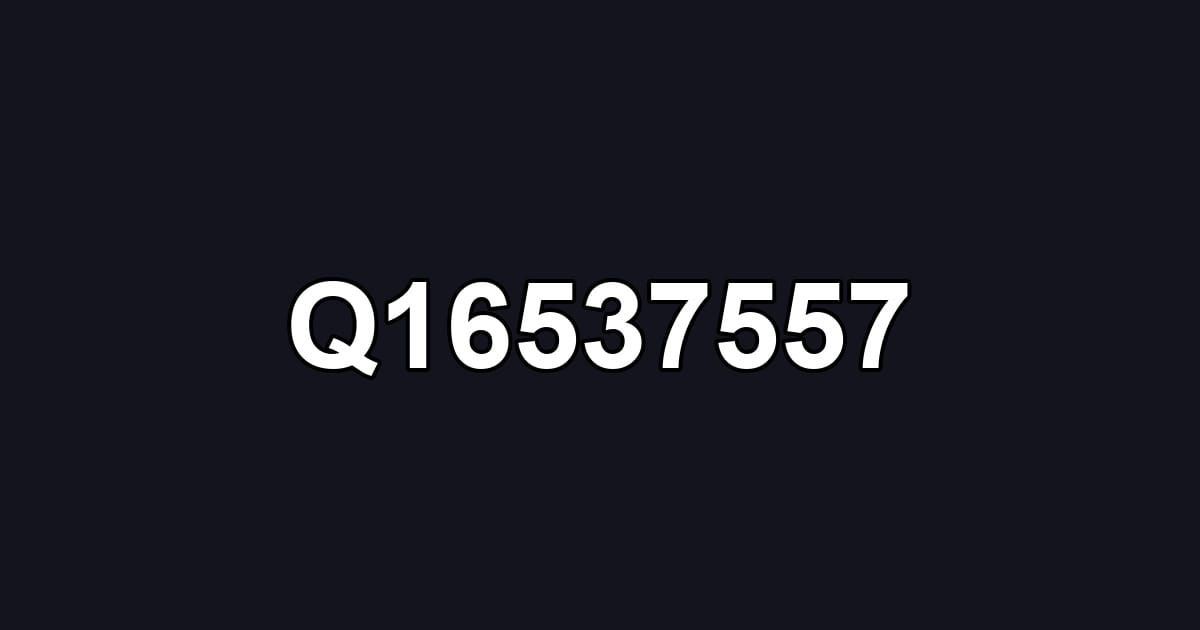 Q16537557