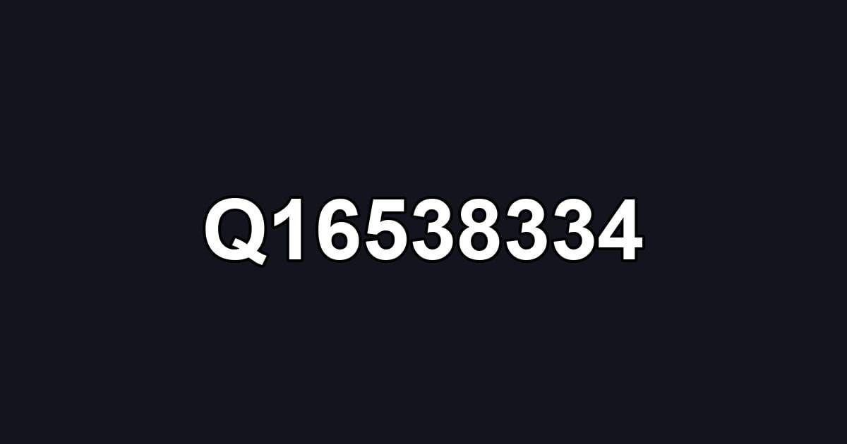 Q16538334