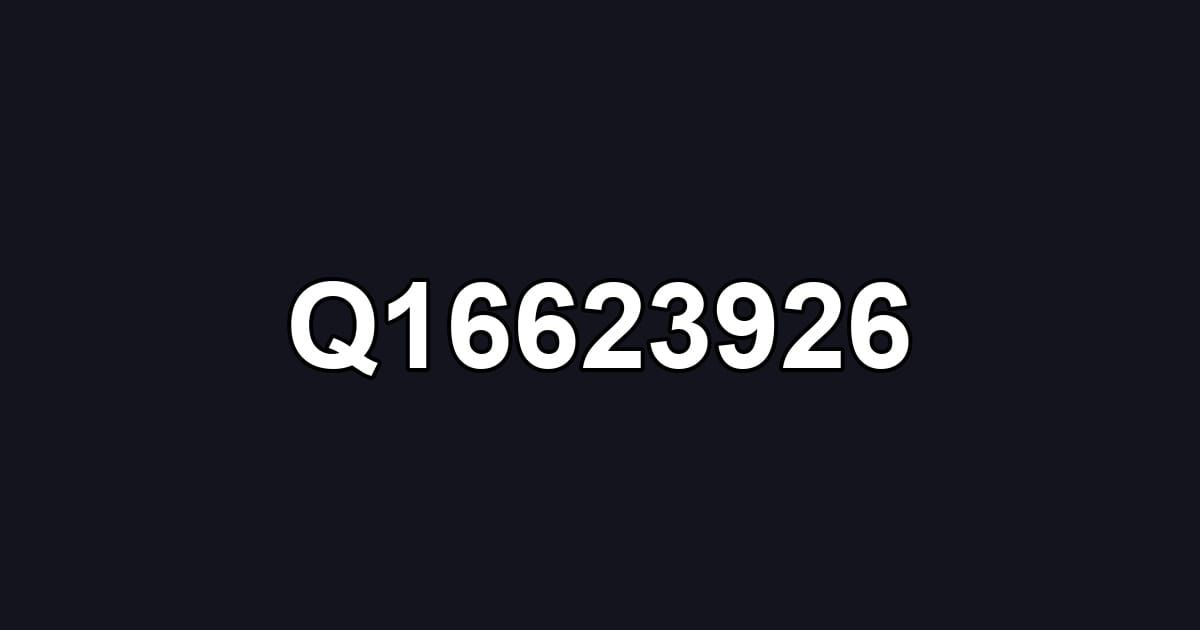 Q16623926