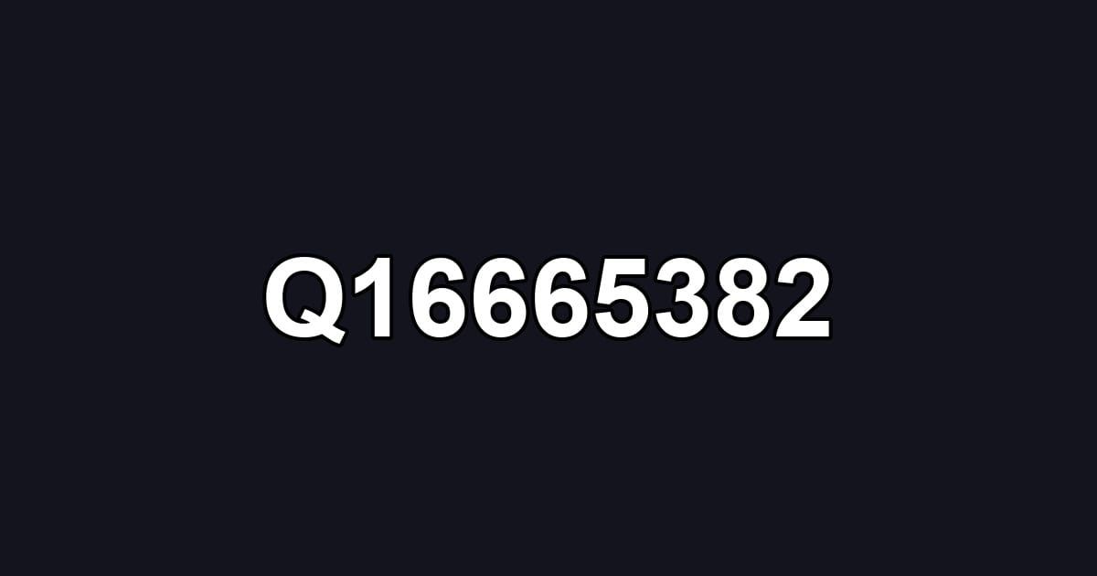 Q16665382