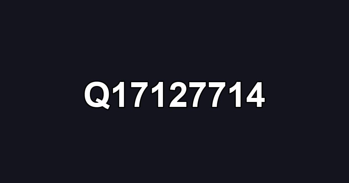 Q17127714