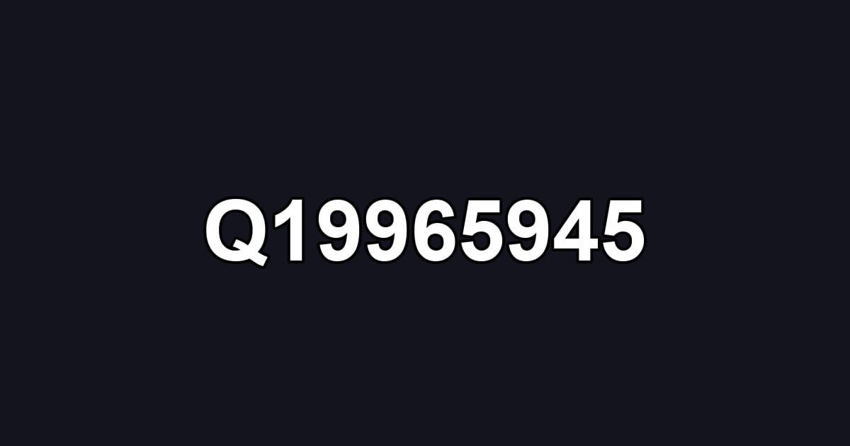 Q19965945