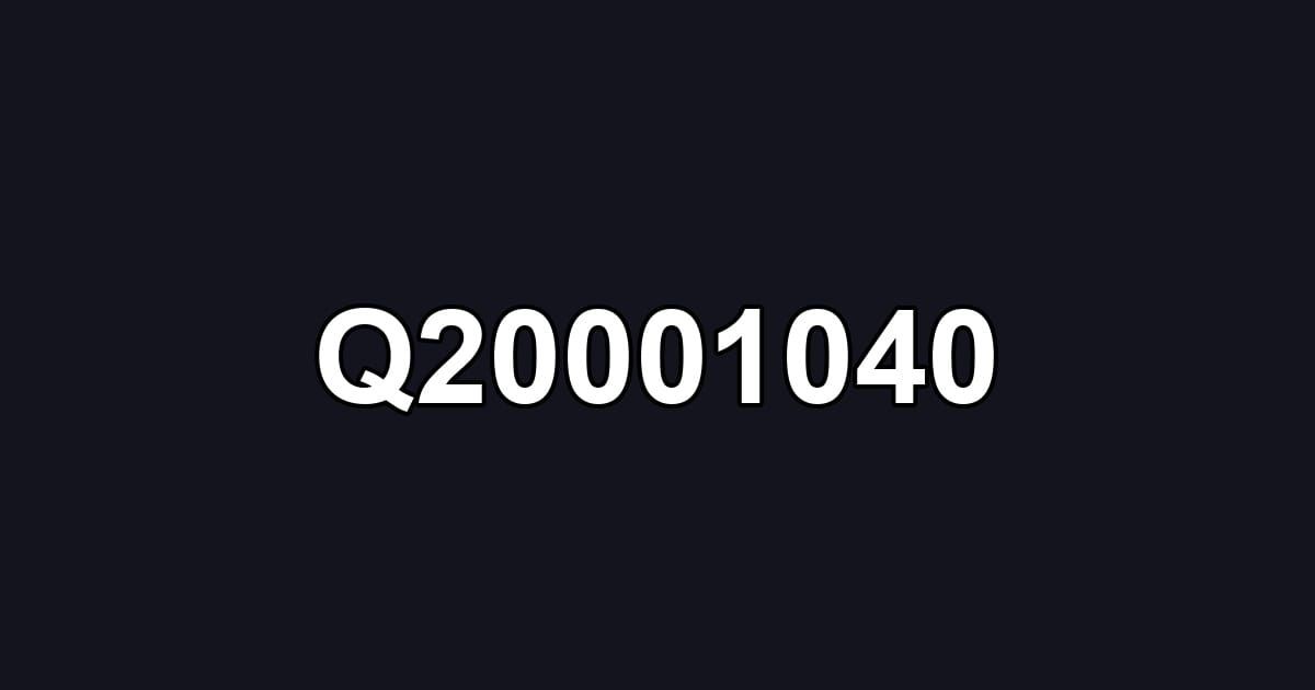 Q20001040
