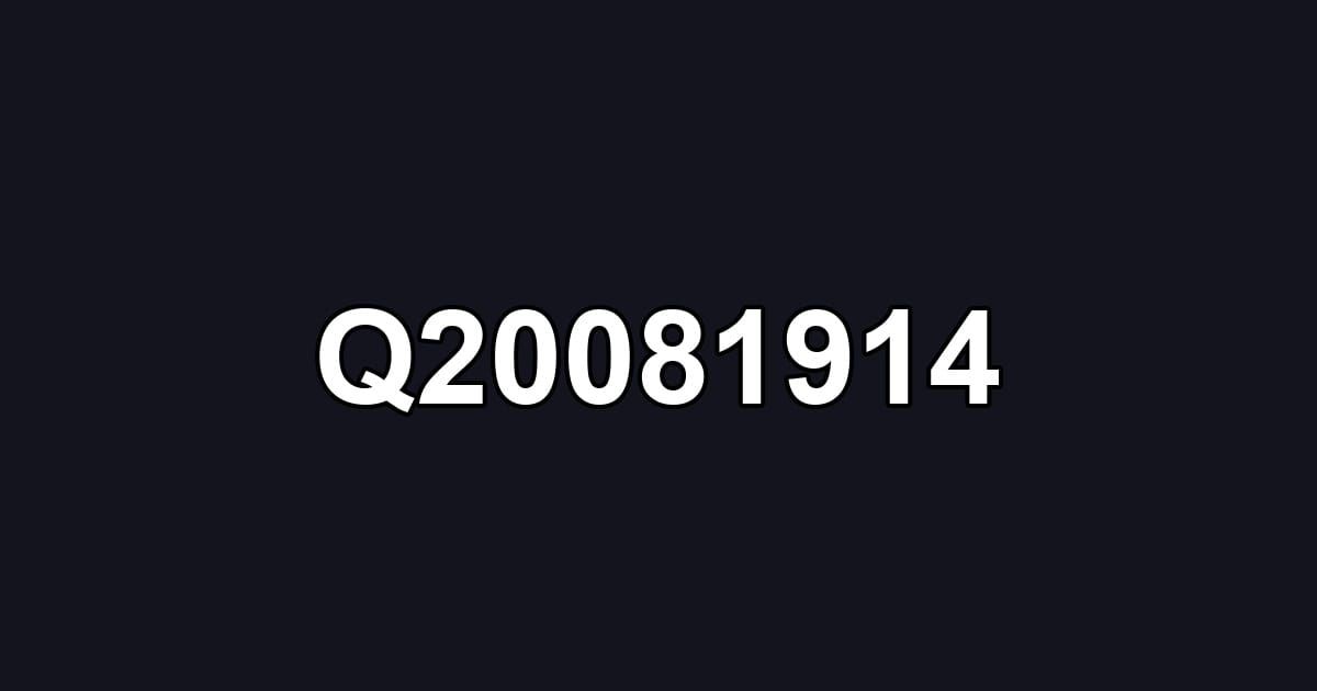 Q20081914