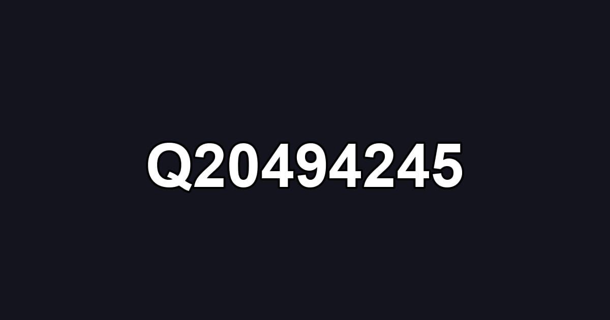 Q20494245