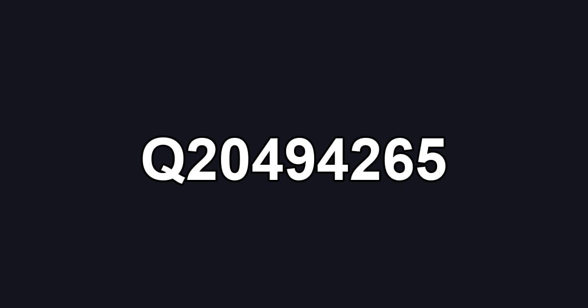 Q20494265