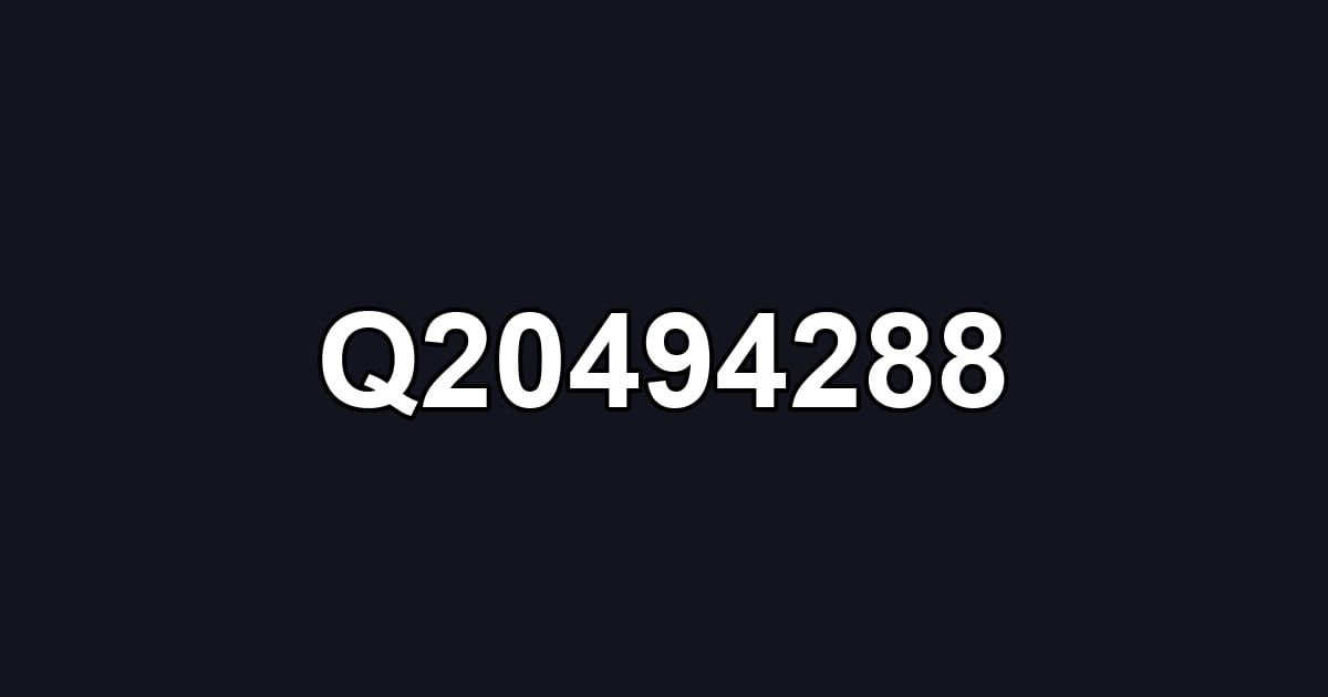 Q20494288