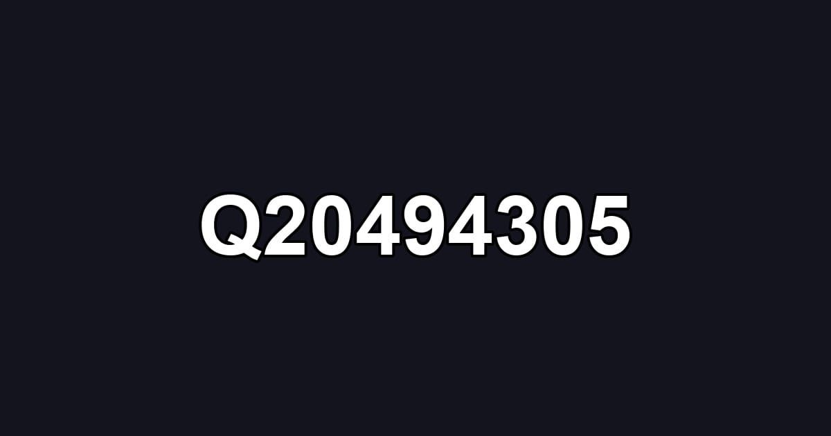 Q20494305