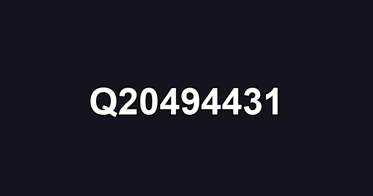Q20494431