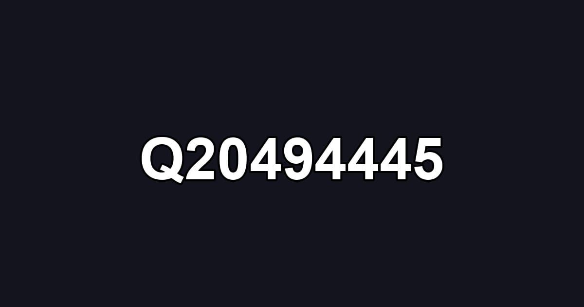 Q20494445