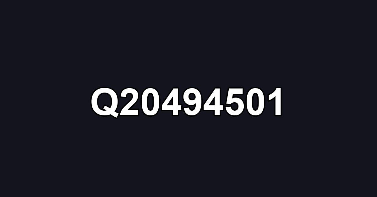 Q20494501
