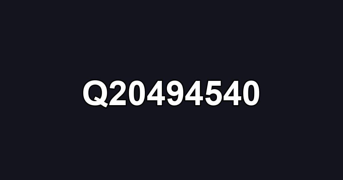 Q20494540