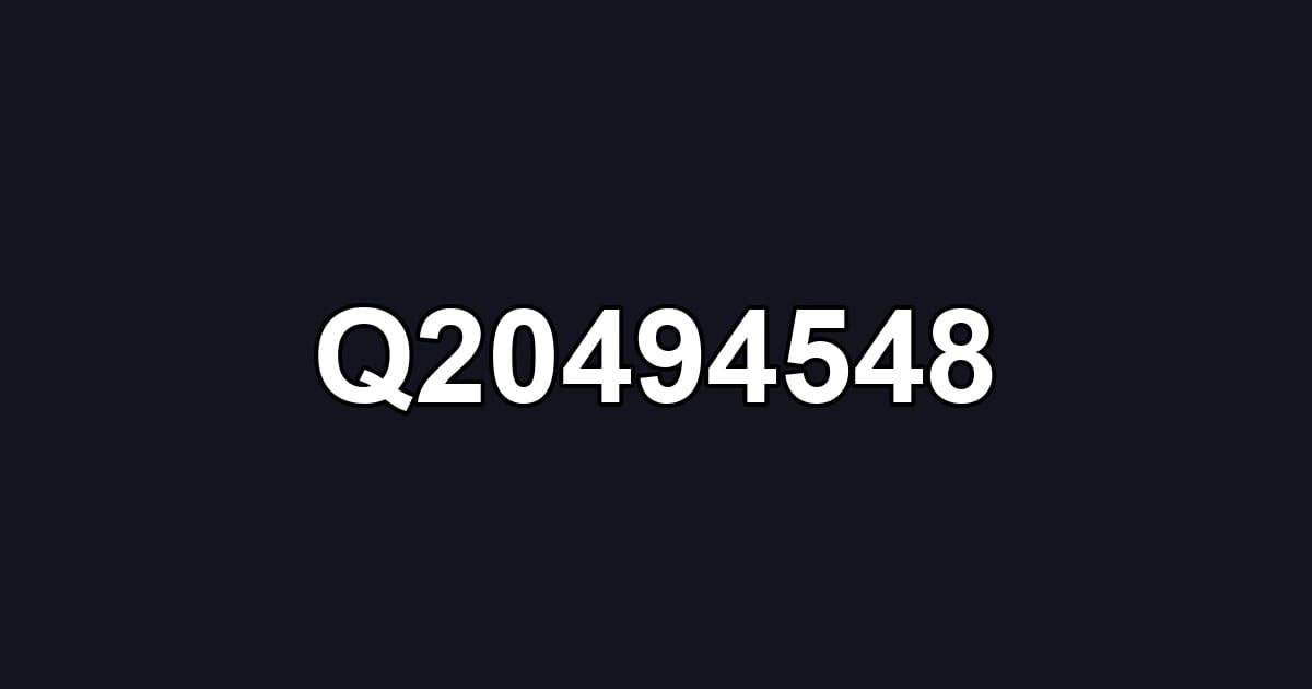 Q20494548