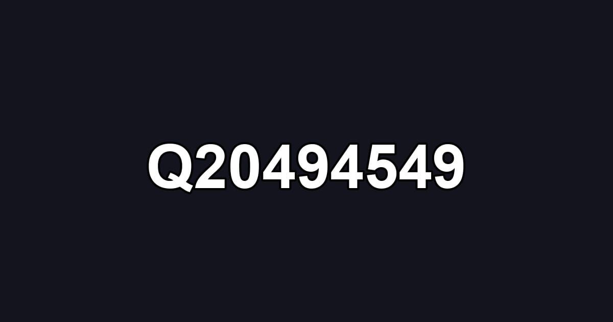 Q20494549