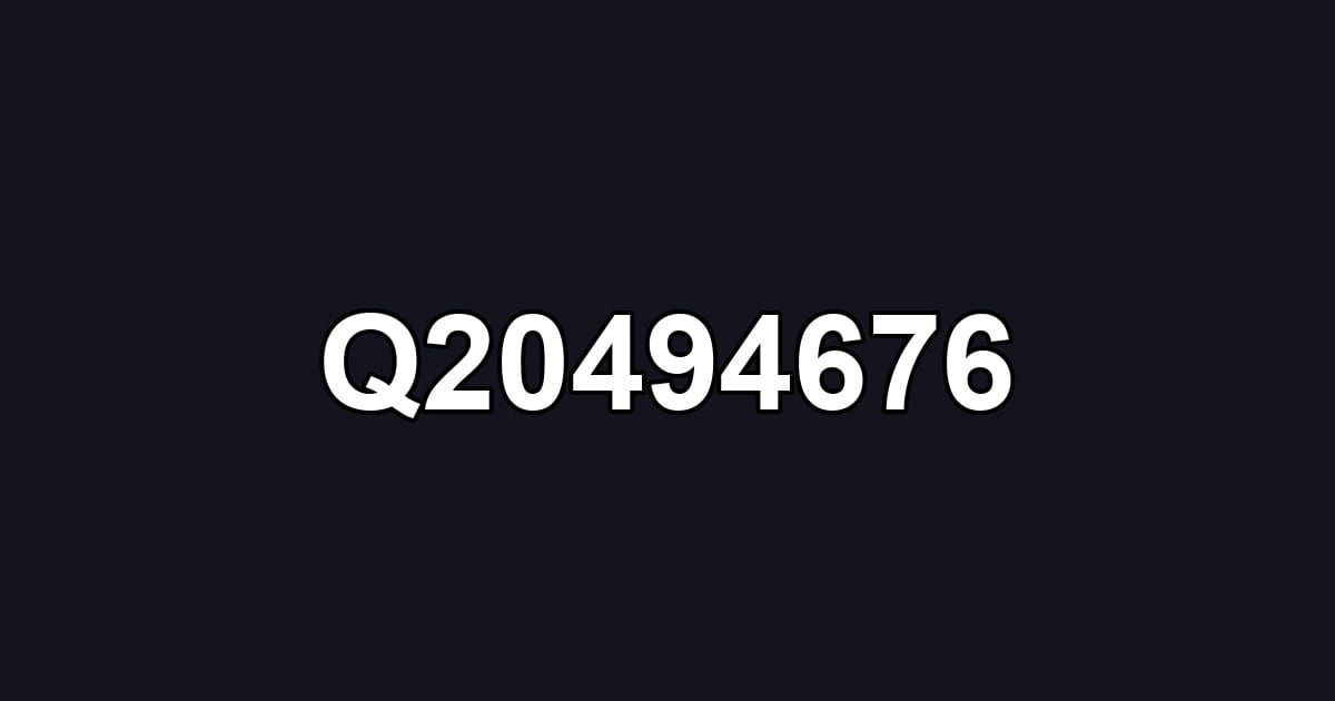 Q20494676