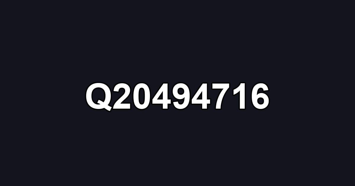 Q20494716