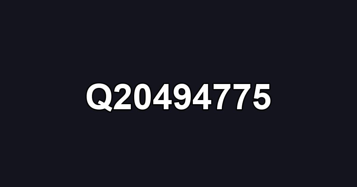 Q20494775