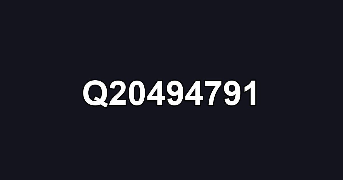 Q20494791