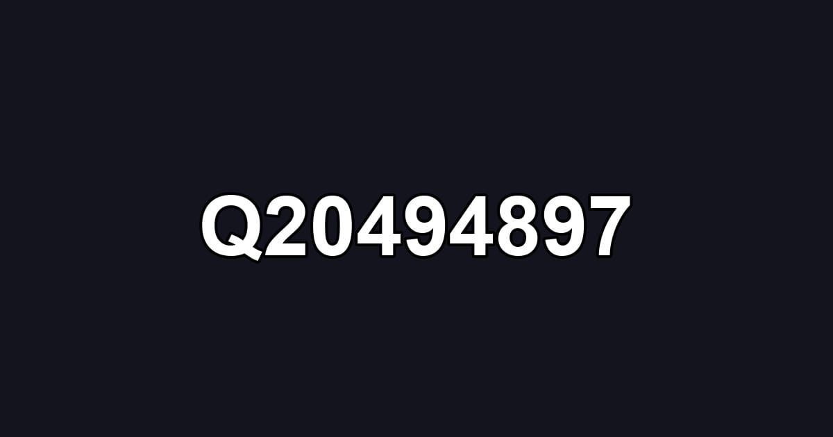 Q20494897