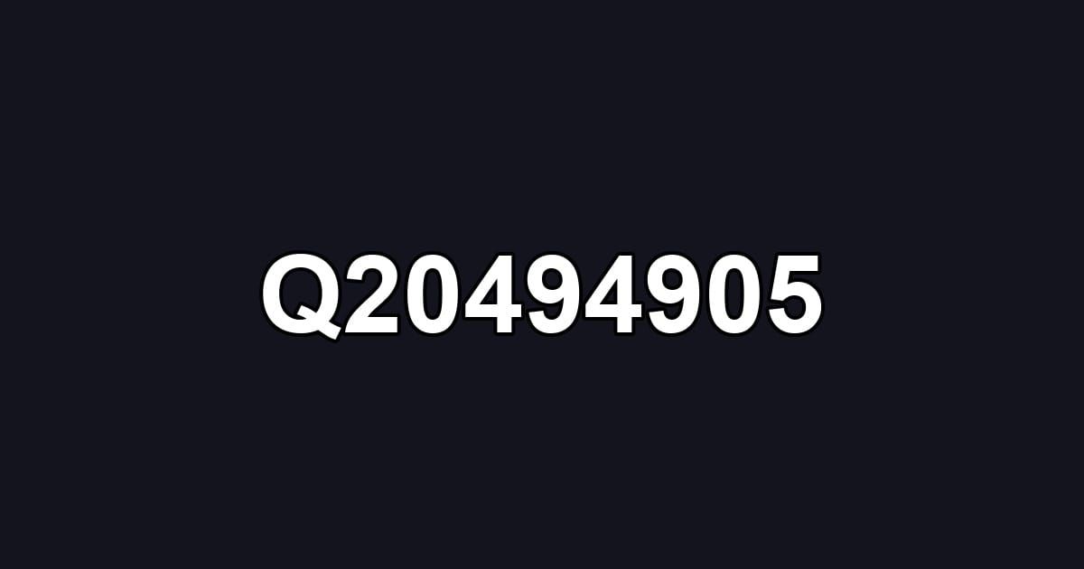 Q20494905