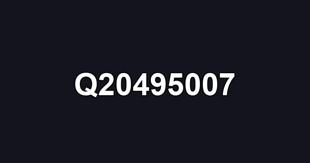 Q20495007