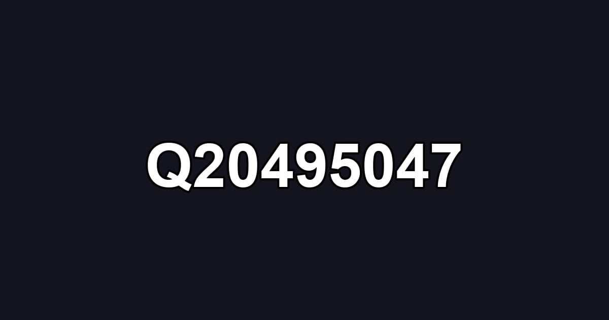 Q20495047