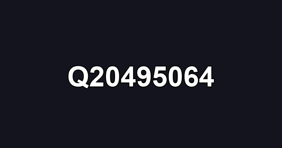 Q20495064
