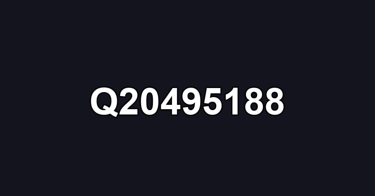 Q20495188