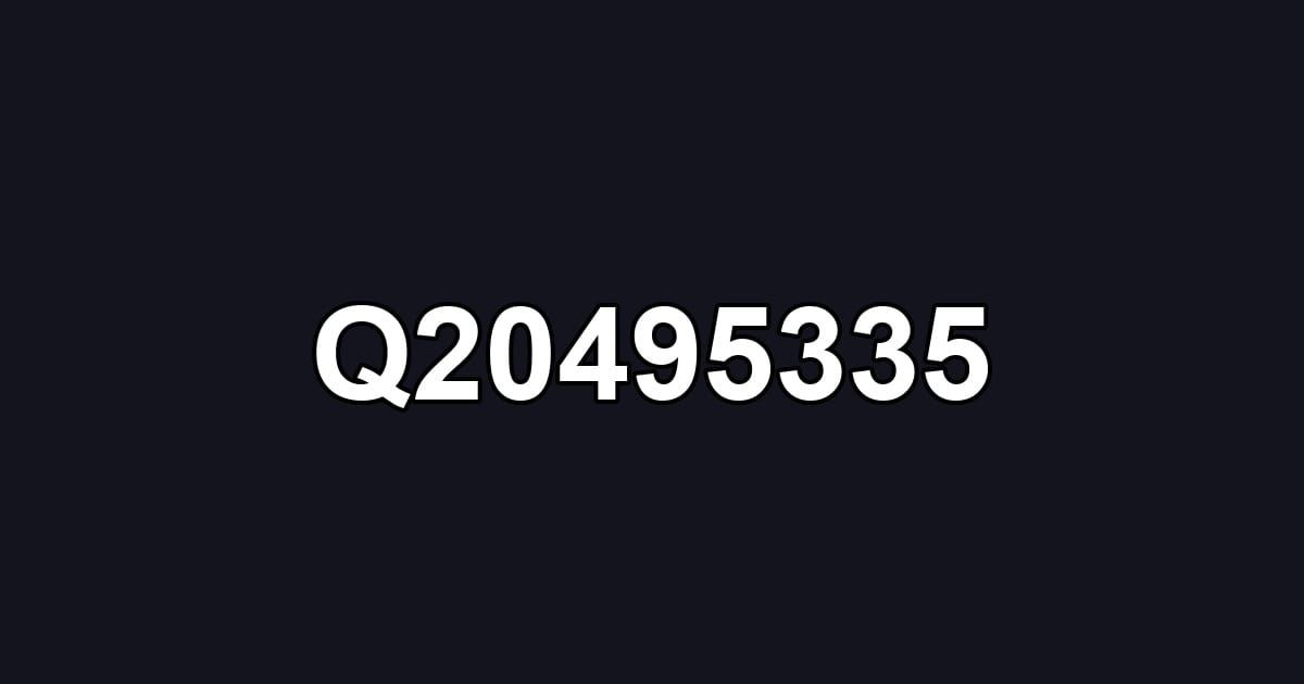 Q20495335