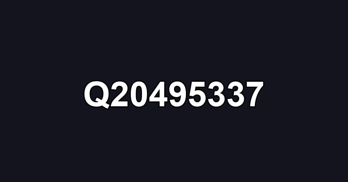 Q20495337