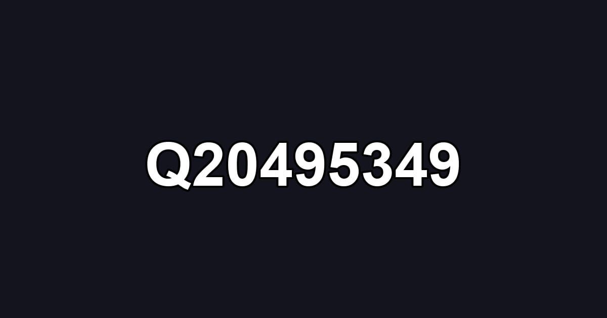 Q20495349