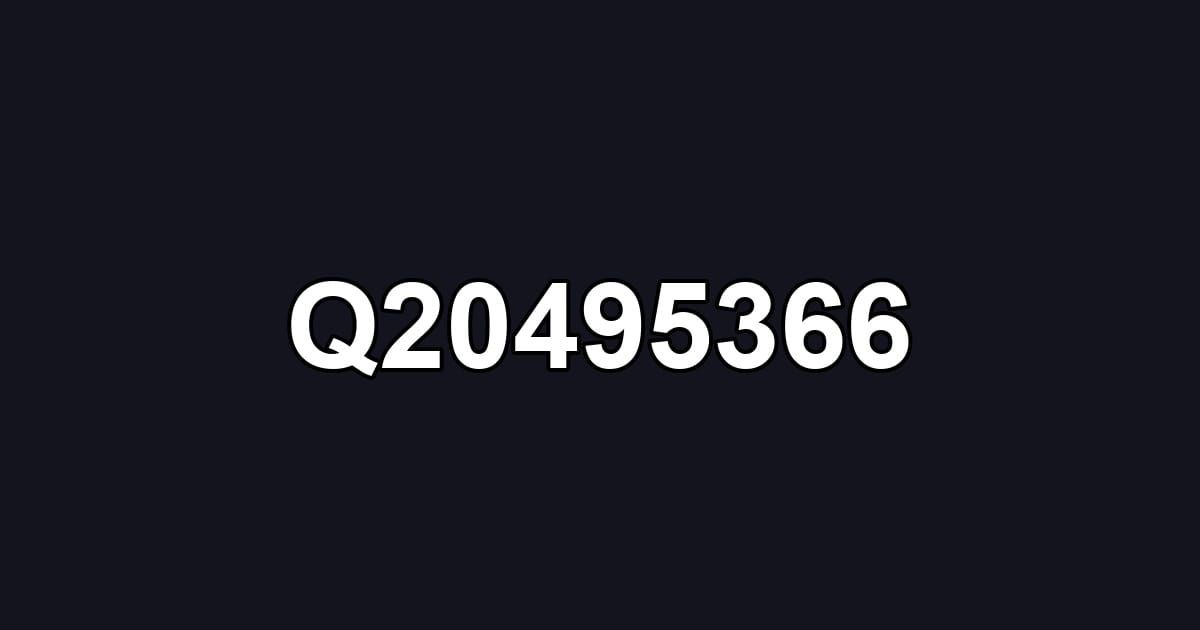 Q20495366