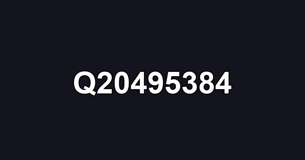 Q20495384