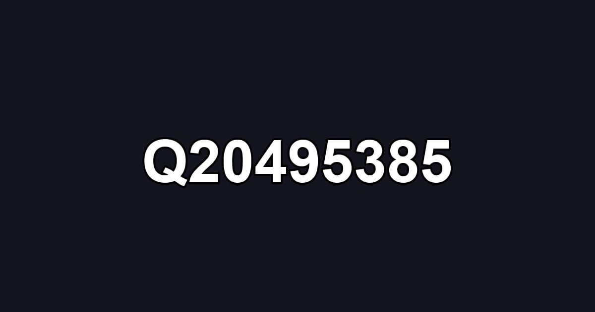 Q20495385