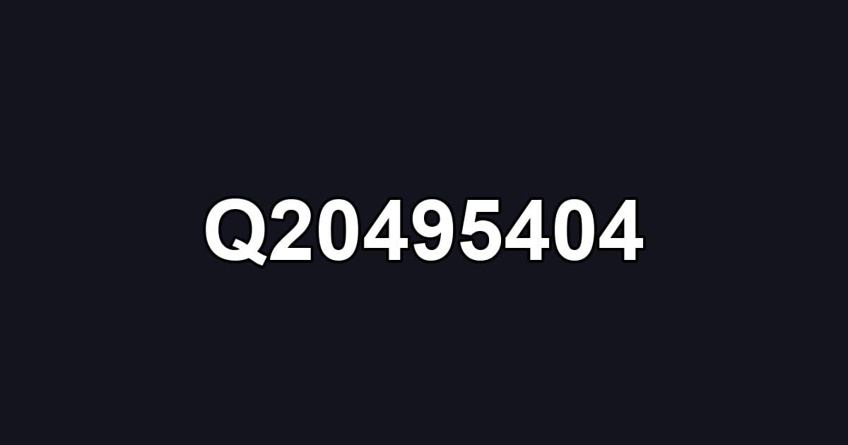 Q20495404
