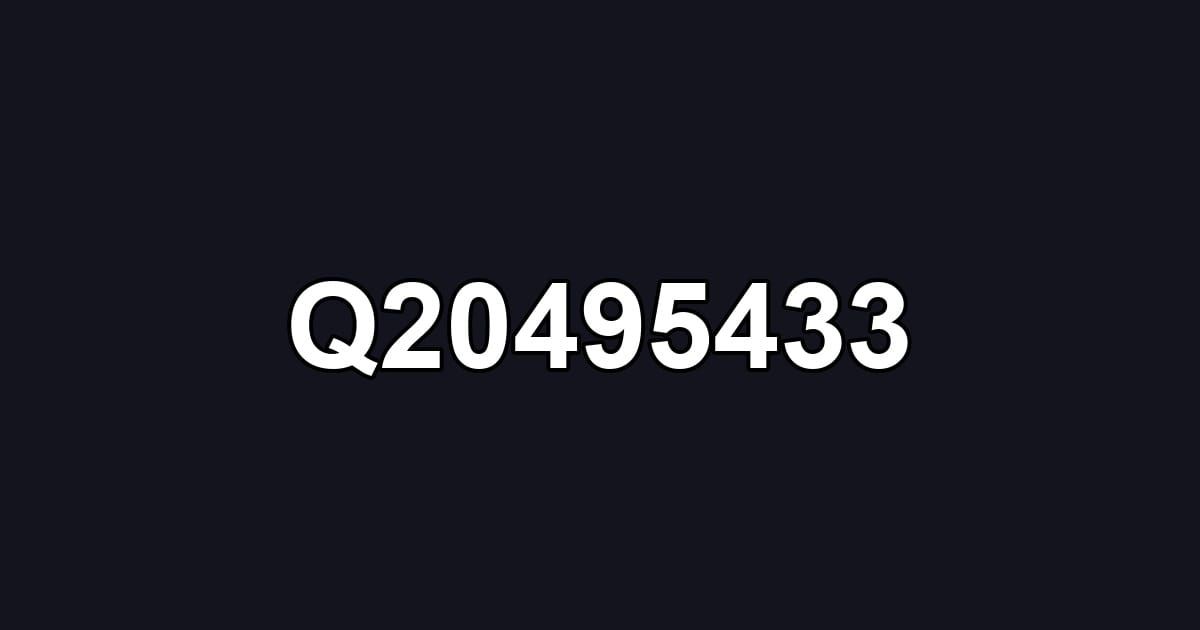Q20495433