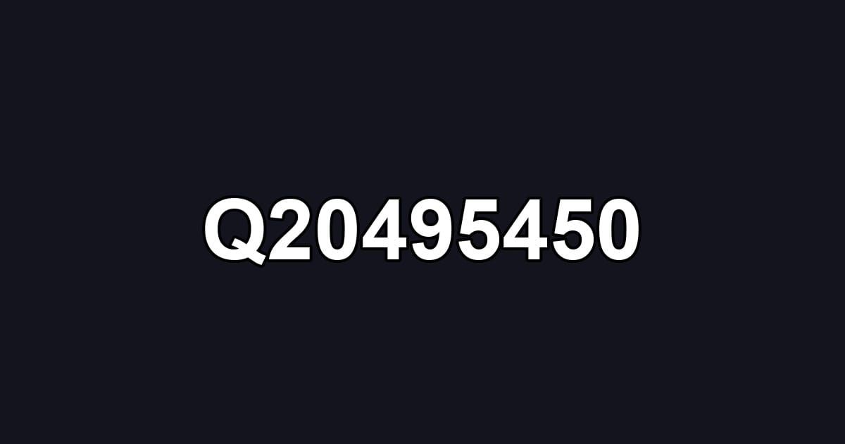 Q20495450
