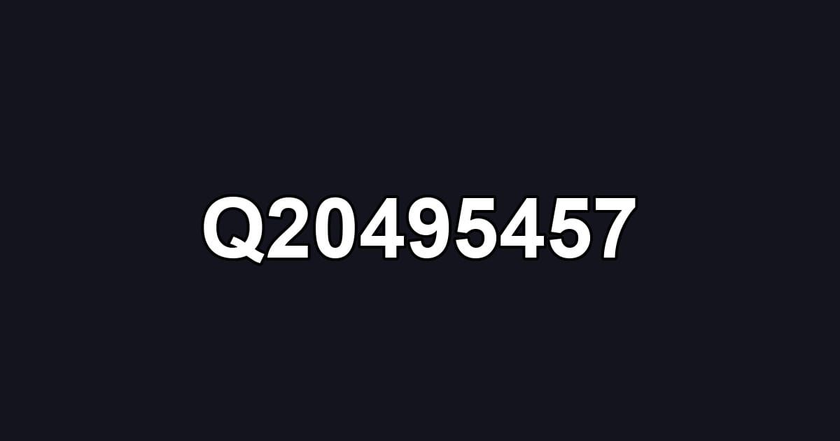 Q20495457